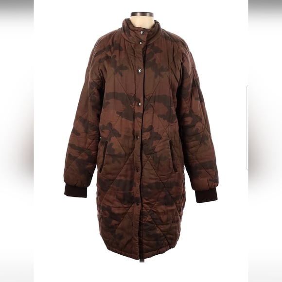 Anthropologie Marrakech Quilted Camo Jacket - Picture 6 of 10